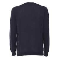 Pulovere SETTE FILI CASHMERE pentru Barbati - Pulovere SETTE FILI CASHMERE Boucl long sleeve crewneck sweater Blue Barbati (BM 17303580) - B-mall.ro