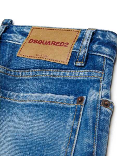 Blugi drepti DSQUARED2 5 pockets Blue Baieti (BM 17303622) 3