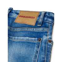 Blugi drepti DSQUARED2 pentru Baieti - Blugi drepti DSQUARED2 5 pockets Blue Baieti (BM 17303622) - B-mall.ro
