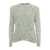 SETTE FILI CASHMERE Macro Tweed knitted round neck sweater Green
