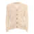 SETTE FILI CASHMERE Macro Tweed cardigan over fit Beige