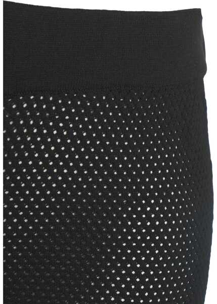 Pantaloni eleganti AKEP Lace crochet pants Black Femei (BM 17303860) 5