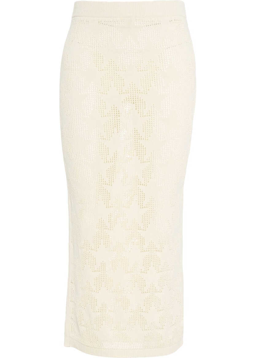 Rochii casual AKEP Open knit midi skirt Beige Femei (BM 17303863) 1
