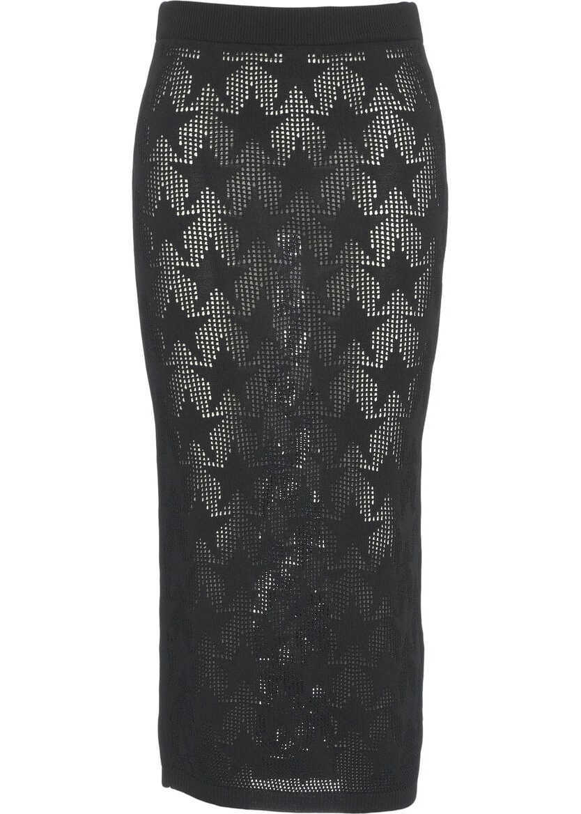 Rochii casual AKEP Open knit midi skirt Black Femei (BM 17303863) 1