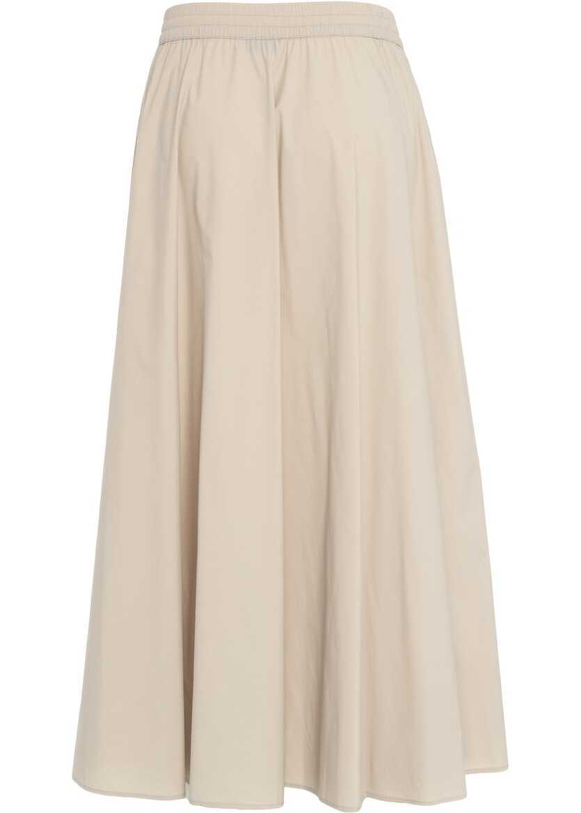 Rochii lungi Herno Light nylon stretch skirt Grey Femei (BM 17303875) 3