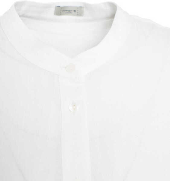 Bluze Himons Mandarin collar blouse White Femei (BM 17303878) 4