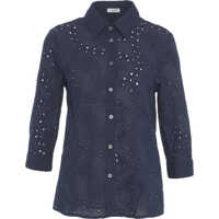 Bluze Blouse with perforated embroidery Femei