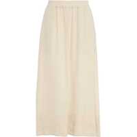 Rochii lungi Linen skirt with pockets Femei