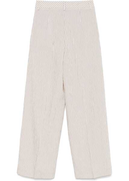 Pantaloni eleganti Liu Jo Striped flare pants Rose Femei (BM 17303902) 2