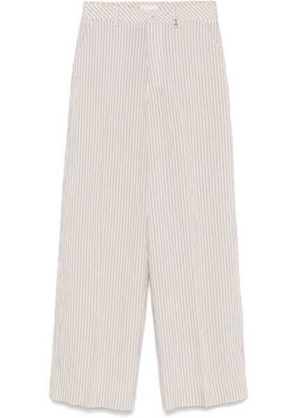 Pantaloni eleganti Liu Jo Striped flare pants Rose Femei (BM 17303902) 1