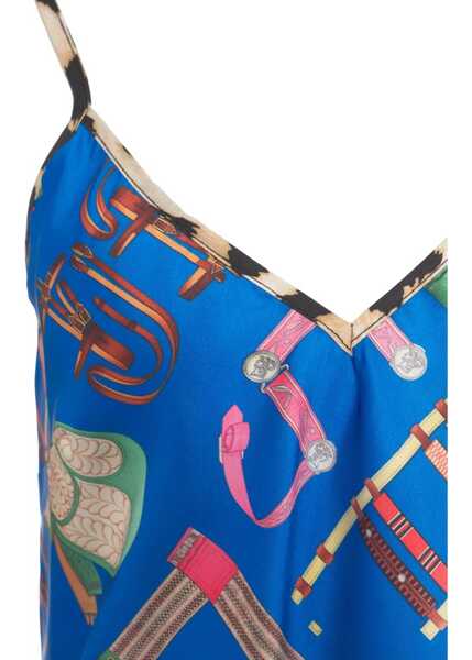 Tricouri 5 Progress Satin camisole with print Blue Femei (BM 17303920) 5