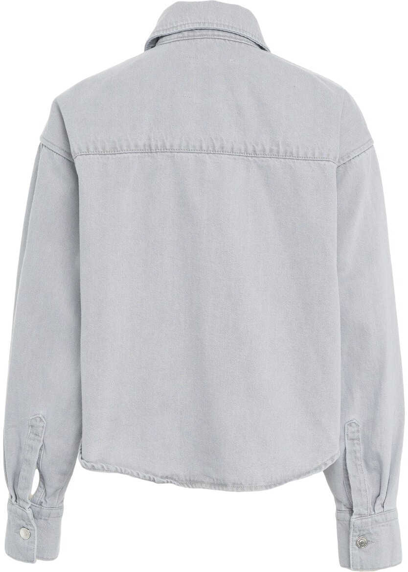Jachete Second Female Denim overshirt Denira Grey Femei (BM 17303935) 3