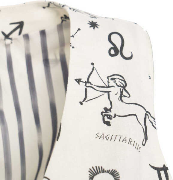 Veste casual Me369 Vest with print White Femei (BM 17303962) 4