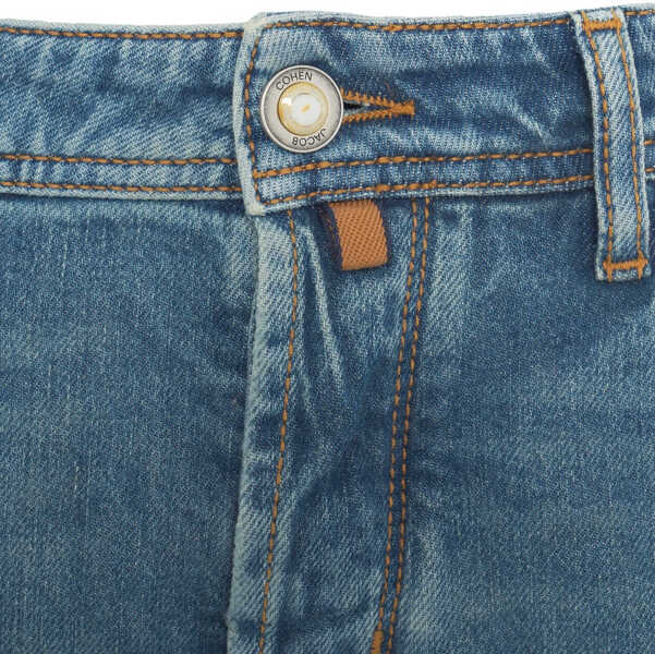 Blugi slim fit Jacob Cohen Cropped carrot jeans Scott Blue Barbati (BM 17303995) 5