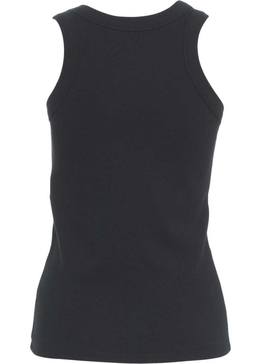 Tricouri Department Five Tank top with logo embroidery Black Femei (BM 17304028) 3