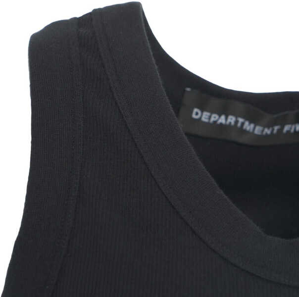 Tricouri Department Five Tank top with logo embroidery Black Femei (BM 17304028) 4