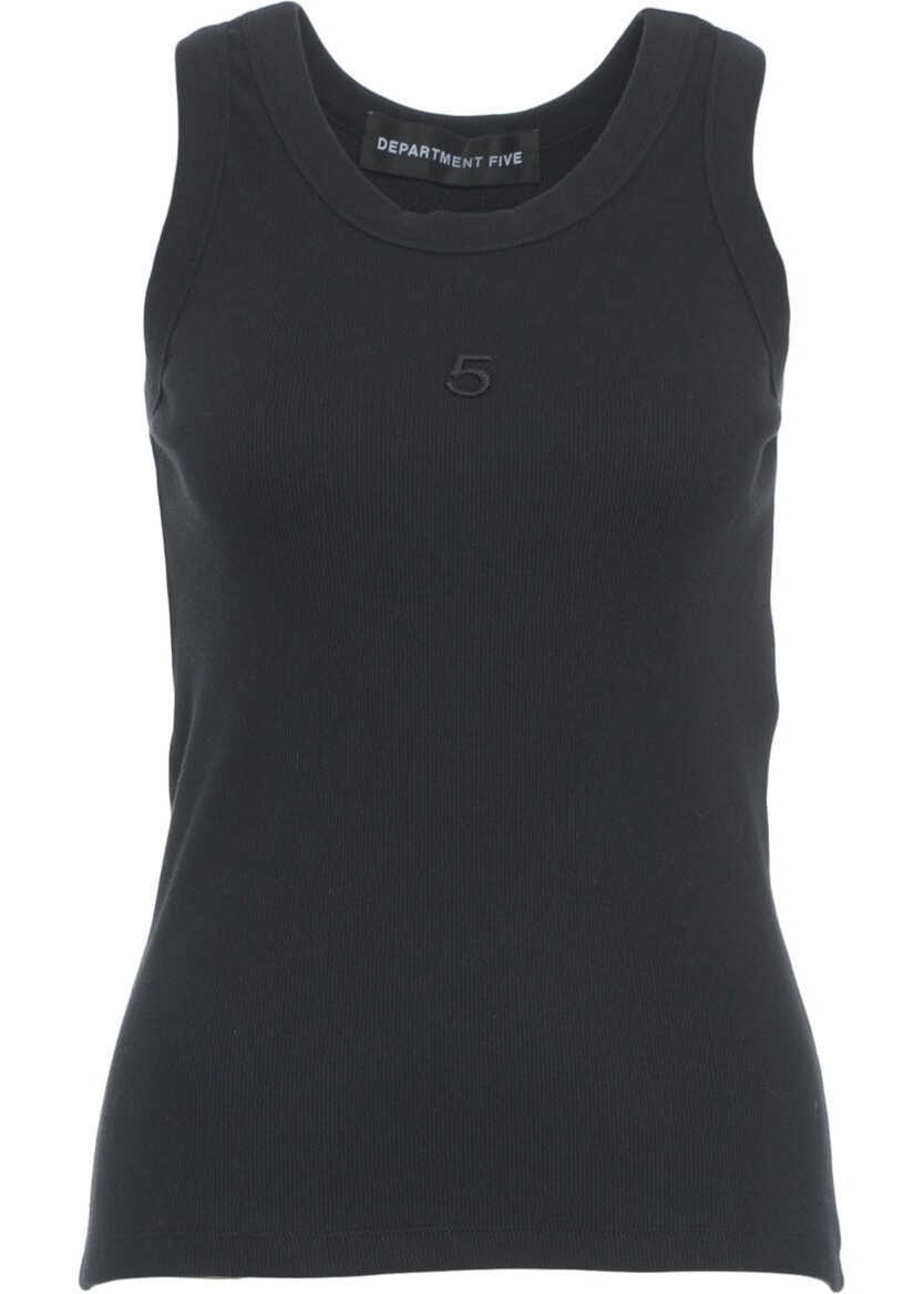 Tricouri Department Five Tank top with logo embroidery Black Femei (BM 17304028) 1
