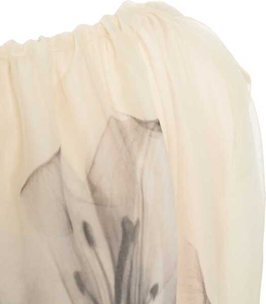 Rochii lungi Herskind Off-shoulder silk dress Veronika Beige Femei (BM 17304040) 5