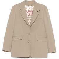 Sacouri Single-breasted blazer with pinstripes Femei