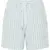 MAISON KITSUN&Eacute; Awning Striped Cotton Shorts With Frontal Maxi Pockets Green