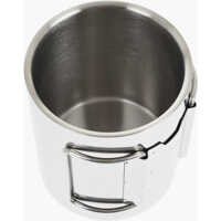 Accesorii de voiaj pentru Barbati - Accesorii de voiaj Marcelo Burlon Stainless Steel Mug With Polished Finish Silver Barbati (BM 17304328) - B-mall.ro