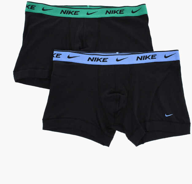 Lenjerie intima Nike Set Of 2 Stretch Cotton Boxer With Logoed Elastic Band Black Barbati (BM 17304340) 2