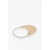 COPERNI Metal Swipe Ring With Enamelled Detail Beige