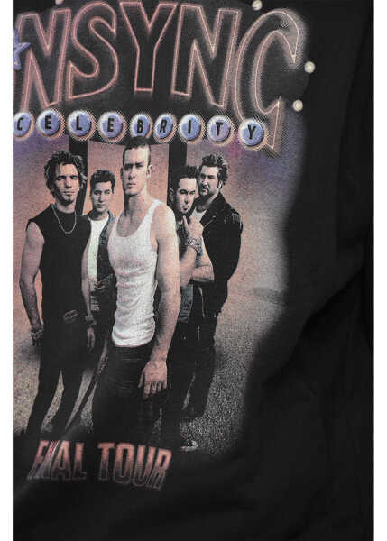 Bluze de trening 1989 STUDIO Brushed Cotton Nsync Celebrity Hoodie With 2-Pockets Black Barbati (BM 17304394) 3