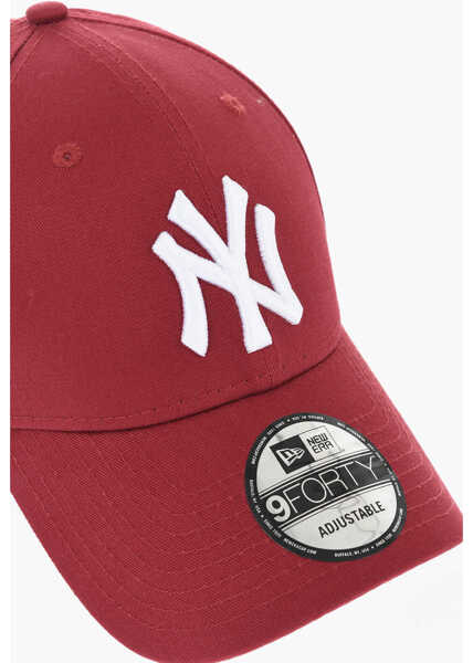 Caciuli New Era Solid Color 9Forty New York Cap With Embossed Detail Burgundy Barbati (BM 17304403) 3