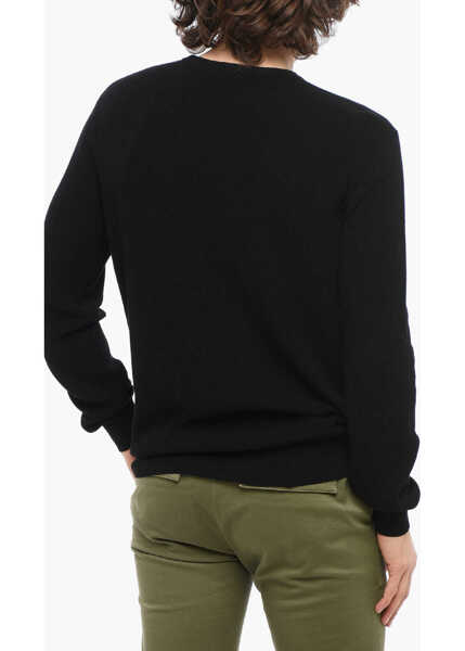 Pulovere Roberto Collina Lightweight Cotton Crewneck Sweater Black Barbati (BM 17304406) 2
