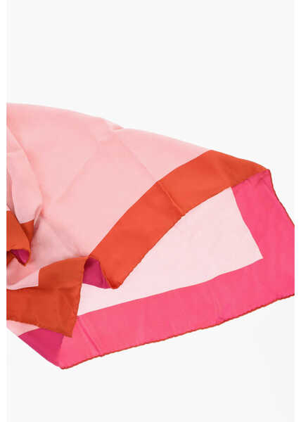 Esarfe Valentino Garavani Silk Foulard With Contrasting Edge Pink Femei (BM 17304421) 2