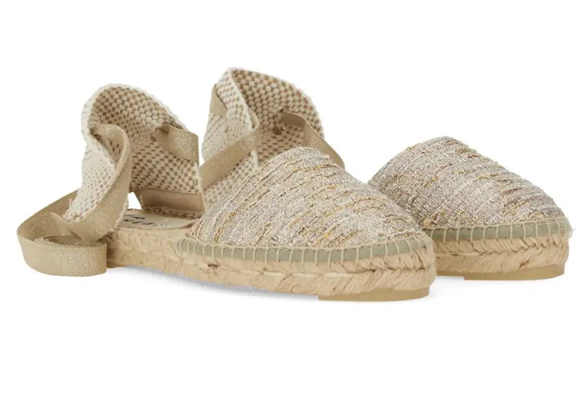 Balerini Maneb Espadrille Valenciana GOLD Femei (BM 17304634) 2