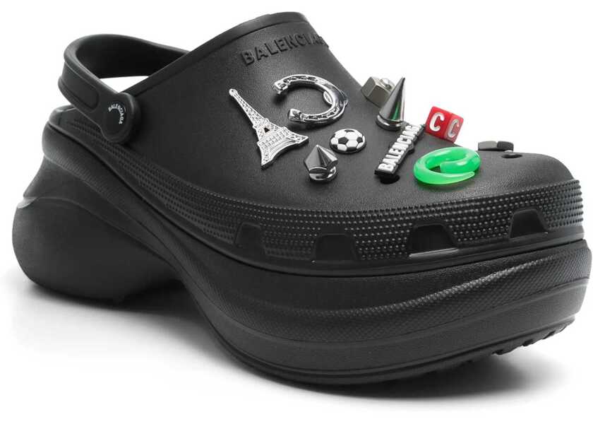 Sandale Balenciaga Crocs Jibbitz Sabot BLACK Barbati (BM 17304667) 2