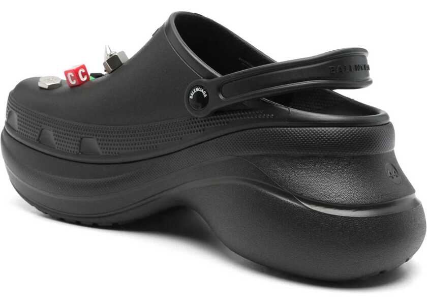 Sandale Balenciaga Crocs Jibbitz Sabot BLACK Barbati (BM 17304667) 3