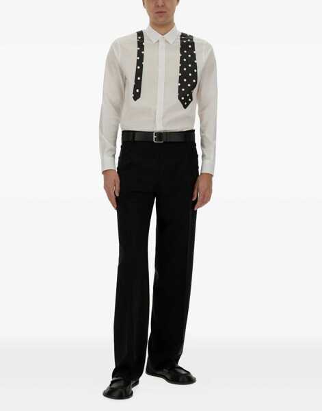 Pantaloni casual Moschino Wool Pants BLACK Barbati (BM 17304673) 2