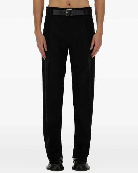Pantaloni casual Moschino Wool Pants BLACK Barbati (BM 17304673) 3