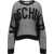 MOSCHINO JEANS Mesh Shirt With Logo BLACK