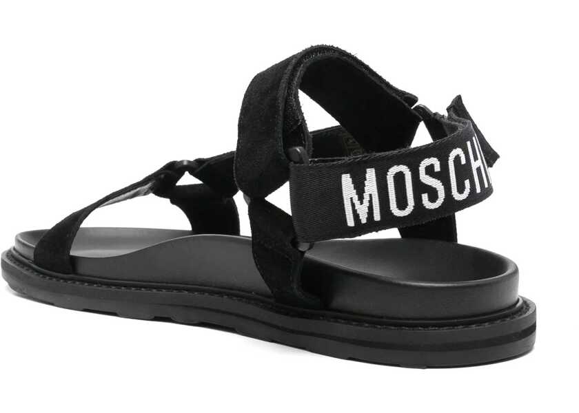 Sandale Moschino Sandal With Logo BLACK Barbati (BM 17304889) 3