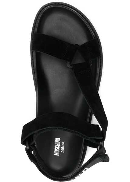Sandale Moschino Sandal With Logo BLACK Barbati (BM 17304889) 4