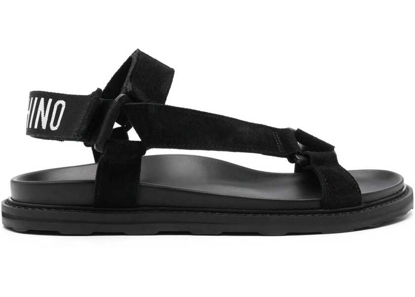 Sandale Moschino Sandal With Logo BLACK Barbati (BM 17304889) 1