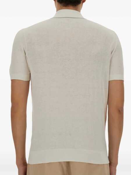 Tricouri Polo Moose Knuckles Polo Pavilion WHITE Barbati (BM 17304898) 3