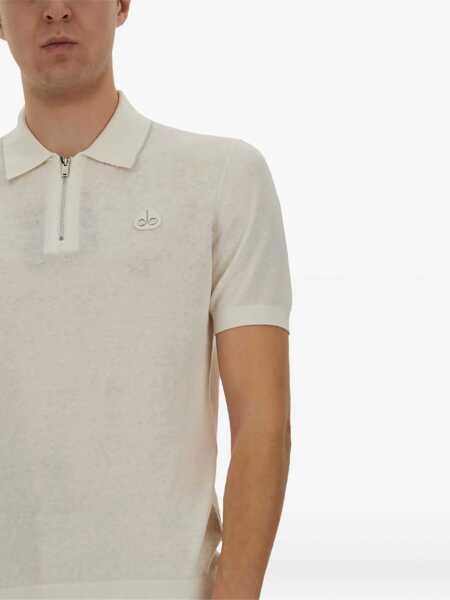 Tricouri Polo Moose Knuckles Polo Pavilion WHITE Barbati (BM 17304898) 4