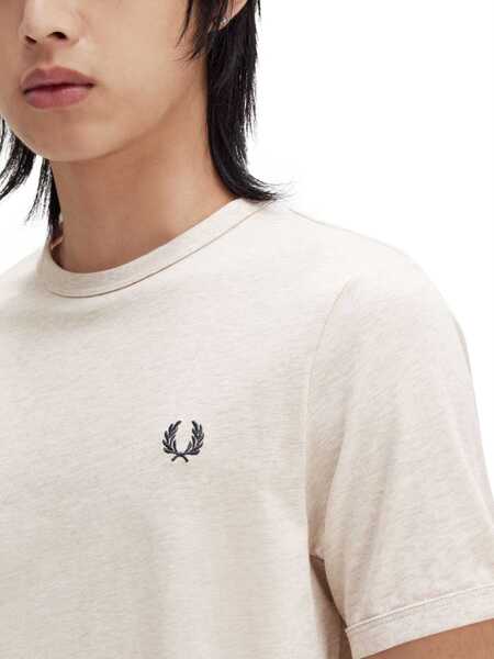 Tricouri Fred Perry Ringer T-Shirt BEIGE Barbati (BM 17304913) 2