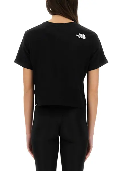 Tricouri The North Face Easy Short Waist T-Shirt BLACK Femei (BM 17304976) 3