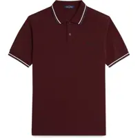 Tricouri Polo Fred Perry Cotton Pique Polo Shirt With Double Stripe