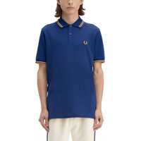 Tricouri Polo Fred Perry Cotton Pique Polo Shirt With Double Stripe