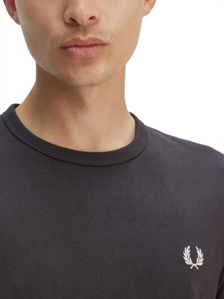 Tricouri Fred Perry Ringer T-Shirt GREY Barbati (BM 17305078) 2