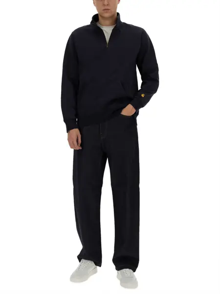 Bluze de trening Carhartt Half Zipper Sweatshirt BLUE Barbati (BM 17305093) 2