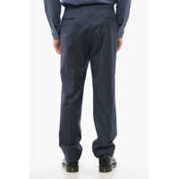Pantaloni eleganti pentru Barbati pagina 2 - Pantaloni eleganti CORNELIANI Striped Virgin Wool Cerim.academy Pants Blue Barbati (BM 17305300) - B-mall.ro