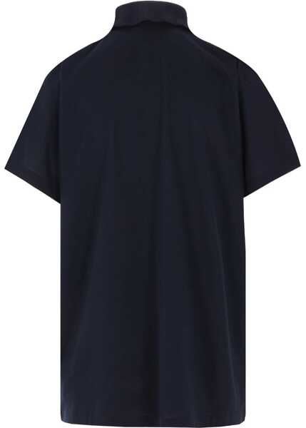 Tricouri Polo Balenciaga Intertwined Polo Shirt BLUE Barbati (BM 17305450) 2